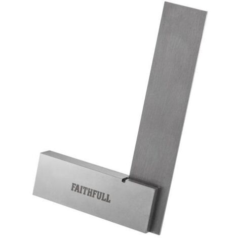 Faithfull 75mm (3-inch) Engineer's Square with Precision Machined Steel, Model FAIES3