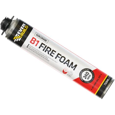 Everbuild B1FIREGUN Fire Foam B1 Gun Grade Aerosol 750ml EVBB1FIREGUN (1/2)
