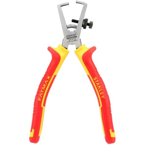 STANLEY Wire Stripping Pliers VDE 170mm Tested To 10,000V STA084010