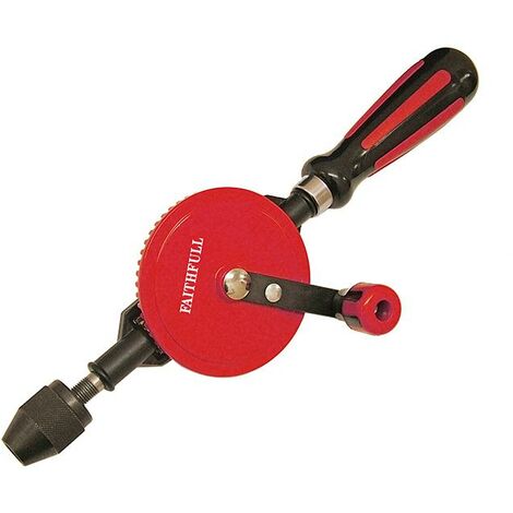 Faithfull Hand Drill Double Pinion 8mm Capacity FAIHANDDRILL (1/3)
