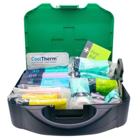 Scan First Aid Kit for 1-100 Persons BSI Approved Polycarbonate Case (1/3)