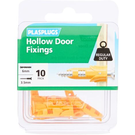 Plasplugs DR308 DR 308 Hollow Door Fixings (10) PLADR308
