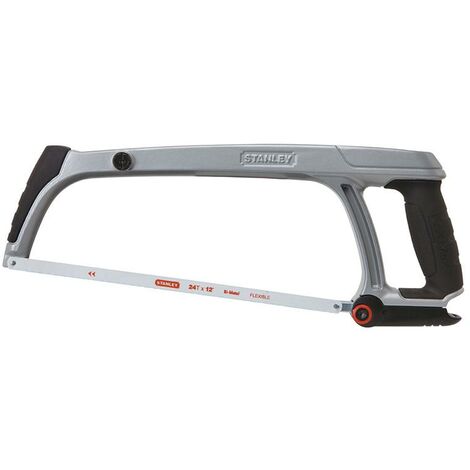 Stanley FatMax 300 mm (12 in) Hacksaw - Die-Cast Aluminium Frame and Bi-Metal Blade
