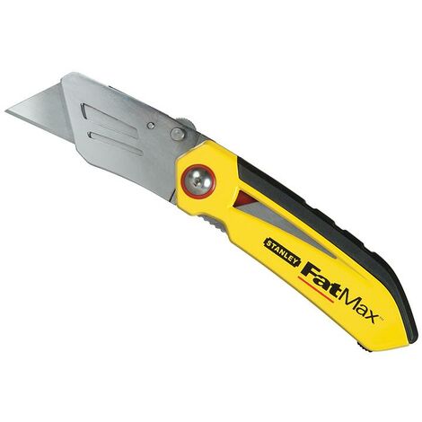 Stanley FatMax FMHT0-10827 Fixed Blade Folding Knife – 300mm Trapezoidal Ultra-Flexible Blade for Precise Cutting of Plastic and Cardboard