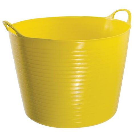 Red Gorilla Gorilla Tub Large 38 Litre Yellow - Heavy Duty Flexible Mixing Tub