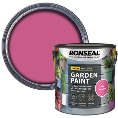 Ronseal Garden Paint Pink Jasmine 2.5 litre RSLGPPJ25L