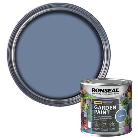 Ronseal Garden Paint Cornflower 250ml RSLGPCF250