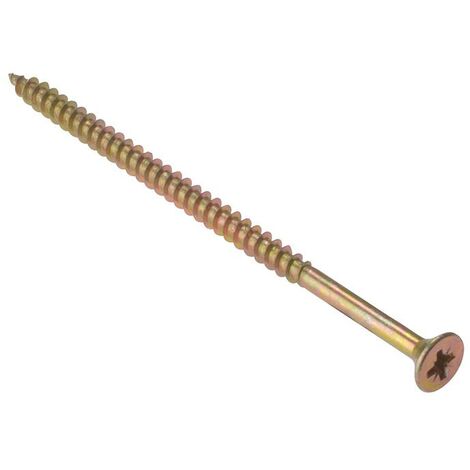 ForgeFix General Purpose Pozi Compatible Screw CSK TT ZP 4in x 12 Box 100 FORCSK412Z