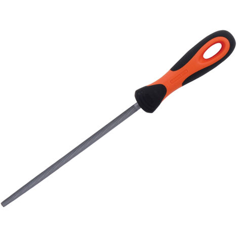 Bahco 1-230-08-1-2 ERGO Handled Round Bastard Cut File 200mm 8in BAH23081H (1/5)