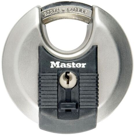 Master Lock Excell Stainless Steel Discus 80mm Padlock Model MLKM50 (1/5)