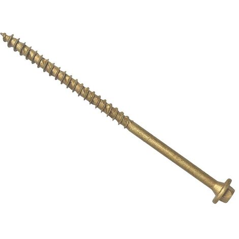 Forgefix Hexagonal/Torx T30 Timber Screws Tan 7 x 100mm Tub of 50