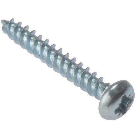 Forgefix General Purpose Pozi Screw Round Head TT ZP 5/8In x 8