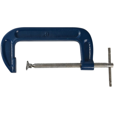 BlueSpot Tools 10043 Fine Thread G-Clamp 150mm 6in B/S10043 (1/5)