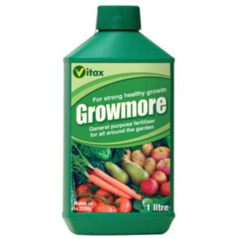 Vitax Liquid Growmore Concentrated Fertiliser 1 Litre NPK Feed (1/8)