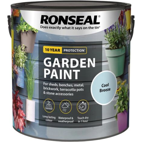 Ronseal Garden Paint Cool Breeze 2.5 litre RSLGPCDB25L