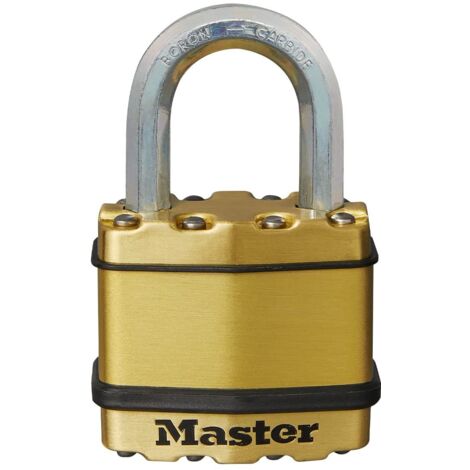 Master Lock M1BEURD Excell Brass Finish 45mm Padlock 4-Pin MLKM1B