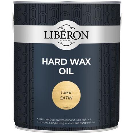 Liberon 104469 Hard Wax Oil Clear Satin 2.5 litre LIBHWOCS25L