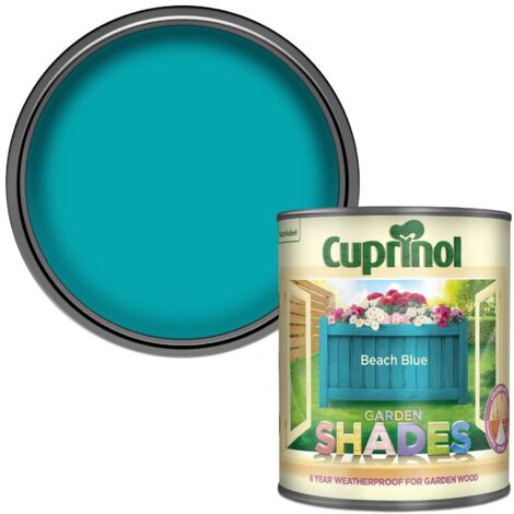 Cuprinol 5159073 Garden Shades Beach Blue 1 litre CUPGSBB1L