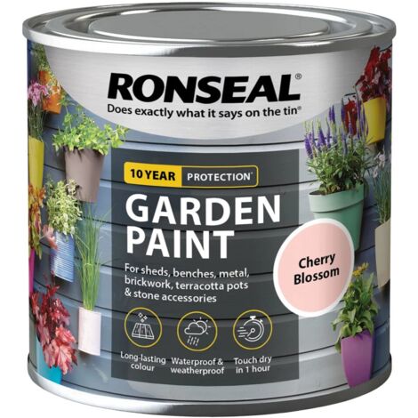 Ronseal Garden Paint Cherry Blossom 250ml RSLGPCB250