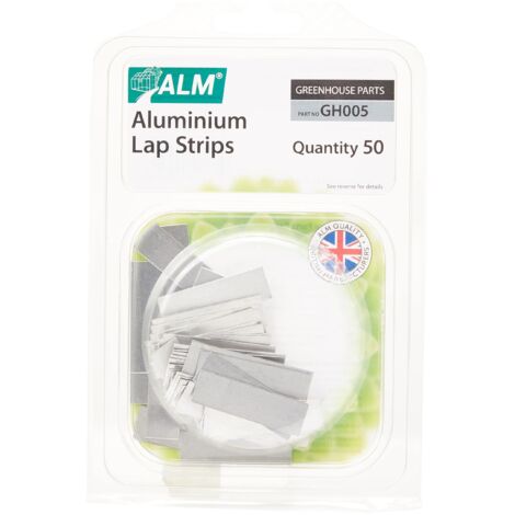 ALM Manufacturing GH005 GH005 Aluminium Lap Strips Pack of 50 ALMGH005 (1/4)