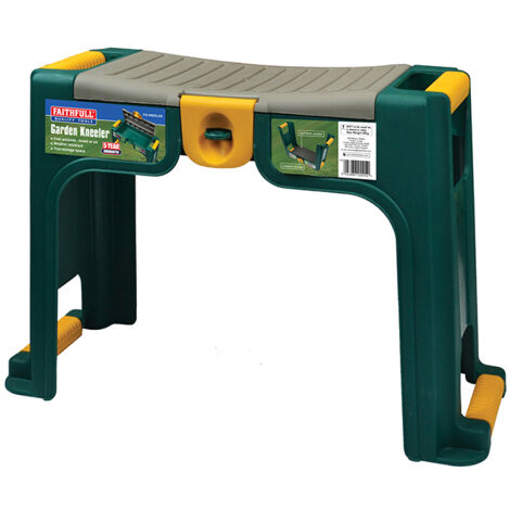 Faithfulll Garden Kneeler Garden Seat Storage Stool Kneel Pad FAIKNEELER