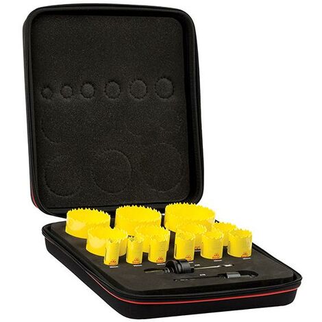 Starrett Kdc13021 Deep Cut Bi-Metal Holesaw Kit (1/3)