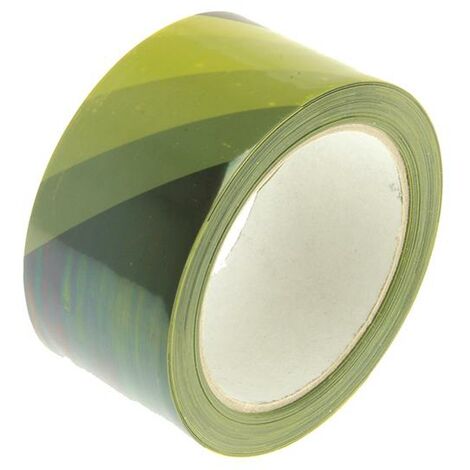 Faithfull 00225033BYTB Professional Self-Adhesive Hazard Tape Black/Yellow 50mm x 33m FAITAPEHAZBY (1/3)