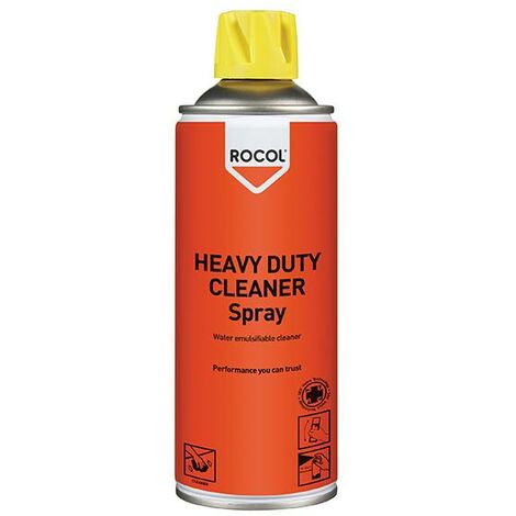 Rocol Heavy Duty Cleaner Spray 300ml - Water-Emulsifiable Degreaser for Metal, Paint & Plastics