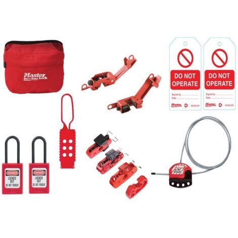 Master Lock General Maintenance Lockout Kit, 11 Piece (1/5)