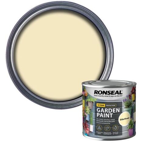 Ronseal Garden Paint Elderflower 250ml RSLGPEF250