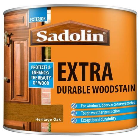 Sadolin Extra Durable Woodstain Heritage Oak 500ml