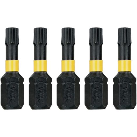 DEWALT DT7384T-QZ Impact Torsion Bits TX30 x 25mm (Pack 5) DEWDT7384TQZ