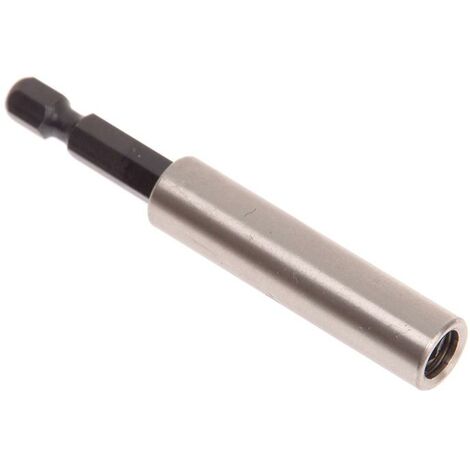 Stanley Magnetic Screwdriver Bit Holders, 60mm Adapter Pack of 5 for 1/4" (6.35mm) Screwdriver Bits