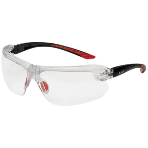 Bolle Iri-S Safety Glasses Clear Bifocal +3.0 with Adjustable B-Flex Bridge and Anti-Fog Lenses