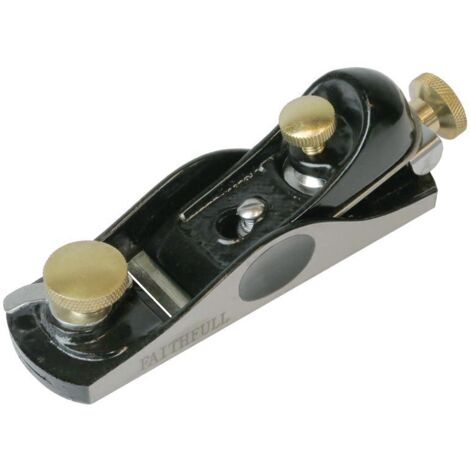 Faithfull No.60 1/2 Block Plane in a Wooden Box with Model Number FAIPLANE6012