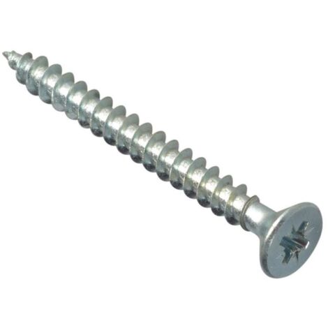 ForgeFix MPS550ZP Multi-Purpose Pozi Compatible Screw CSK ST ZP 5 x 50mm Box 200 FORMPS550ZP
