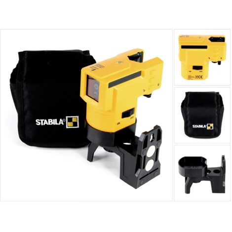 Stabila Lax 50 G Cross Line Laser – Bright green laser lines for optimum visibility – Self-levelling for quick setup – Operating life up to 7 hours (1/5)