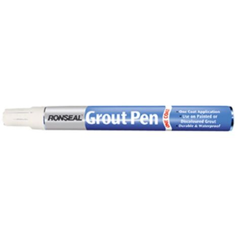 Ronseal One Coat Grout Pen Brilliant White 15ml RSLGPBWH15