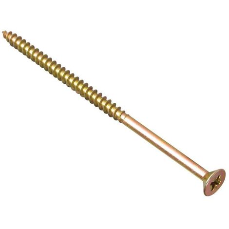 ForgeFix MPS5120Y Multi-Purpose Pozi Compatible Screw CSK ST ZYP 5.0 x 120mm Box 100 FORMPS5120Y