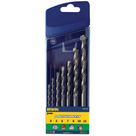 Irwin 10501893 Masonry Drill Bit Set, 7 Piece IRW10501893