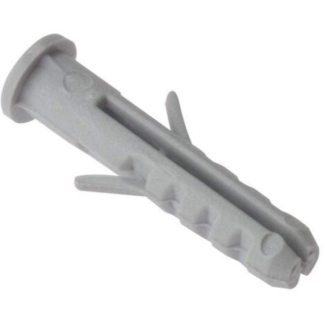 Forgefix Nylon Wall Plug Rimmed M6 X 30mm - 100 Pack (1/2)