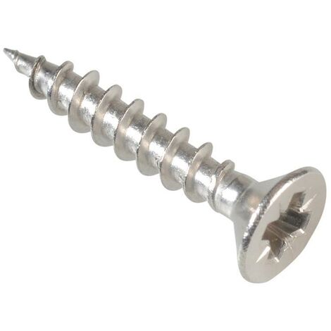 ForgeFix Multi-Purpose Pozi Compatible Screw CSK ST S/Steel 3.5 x 20mm Box 200 FORPOZI3520S
