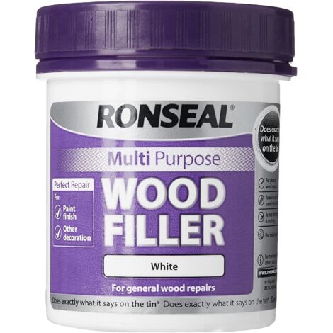Ronseal Multi Purpose Wood Filler Tub White 250G