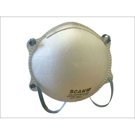 Scan SCAPPEP2M Pack of 3 Moulded Disposable Masks FFP2 Protection Non Medical (1/3)