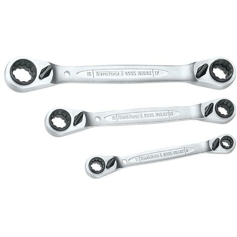 Teng Multi Ratchet Ring Spanner Set 8-19mm (1/3)