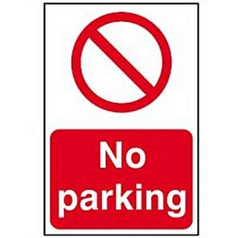 Scan 0605 No Parking - PVC 200 x 300mm SCA0605