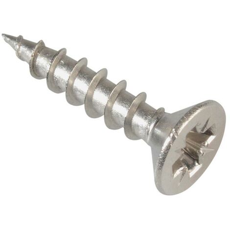 ForgeFix Multi-Purpose Pozi Compatible Screw CSK ST S/Steel 3.5 x 16mm Box 200 FORPOZI3516S