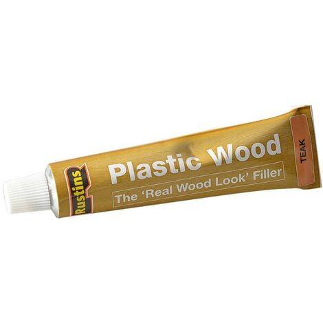 Rustins PWTETU Plastic Wood Tube Teak 20g RUSPWTUBET