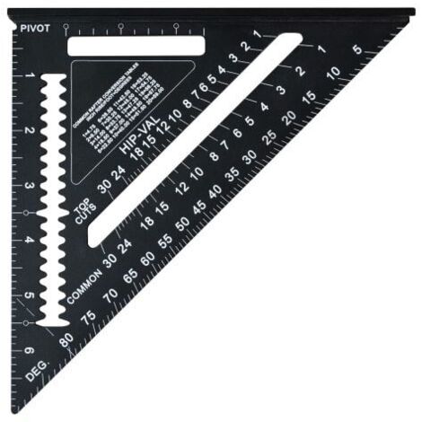 Faithfull Prestige Quick Square Black Aluminium 178mm (7in) FAICSQ7CNC