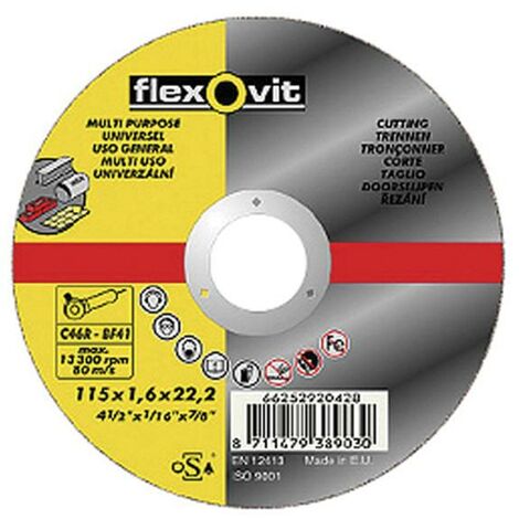Flexovit 66252926779 Multi-Purpose Cutting Disc 230 x 22mm FLV26779 (1/3)